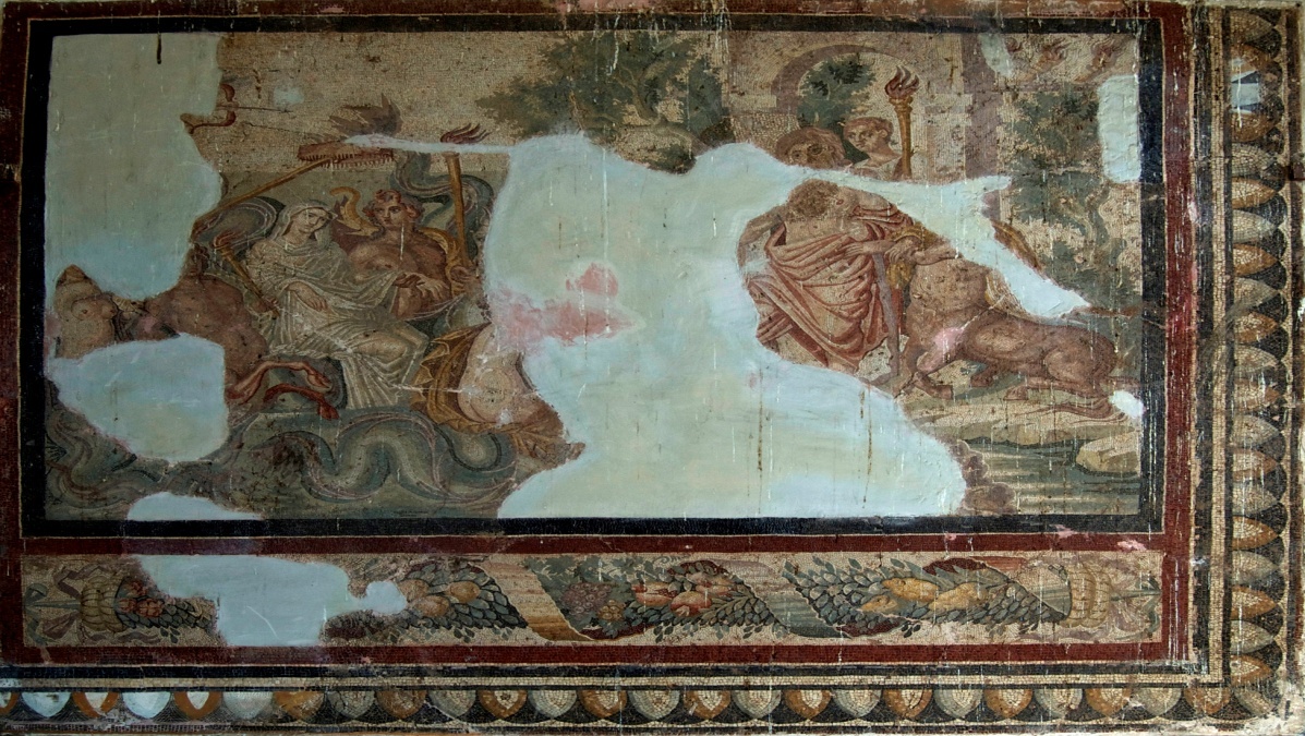 MOSAIQUE Noces de Thétis et Pelée