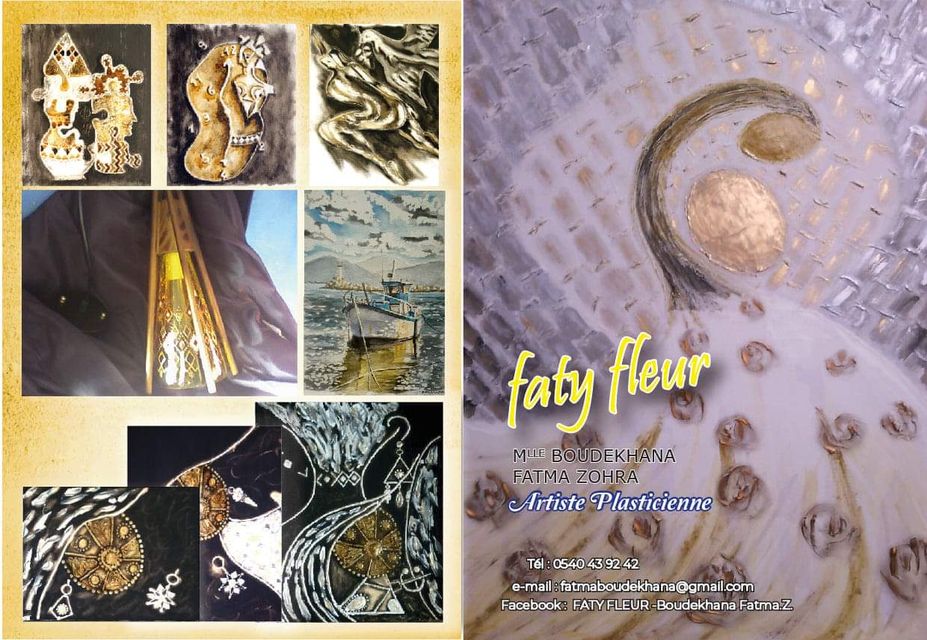 Logo Faty Fleur, Artiste Plasticienne